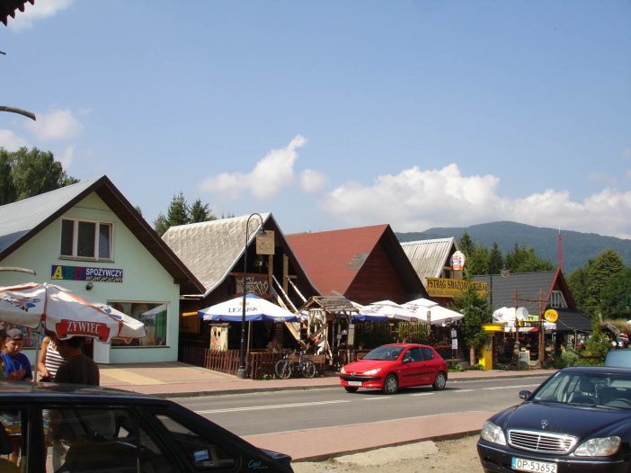 Hotellet Perelka i staden Cisna