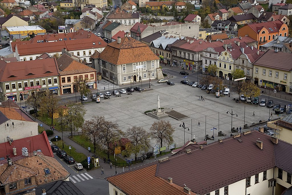 Staden Bochnia i Polen