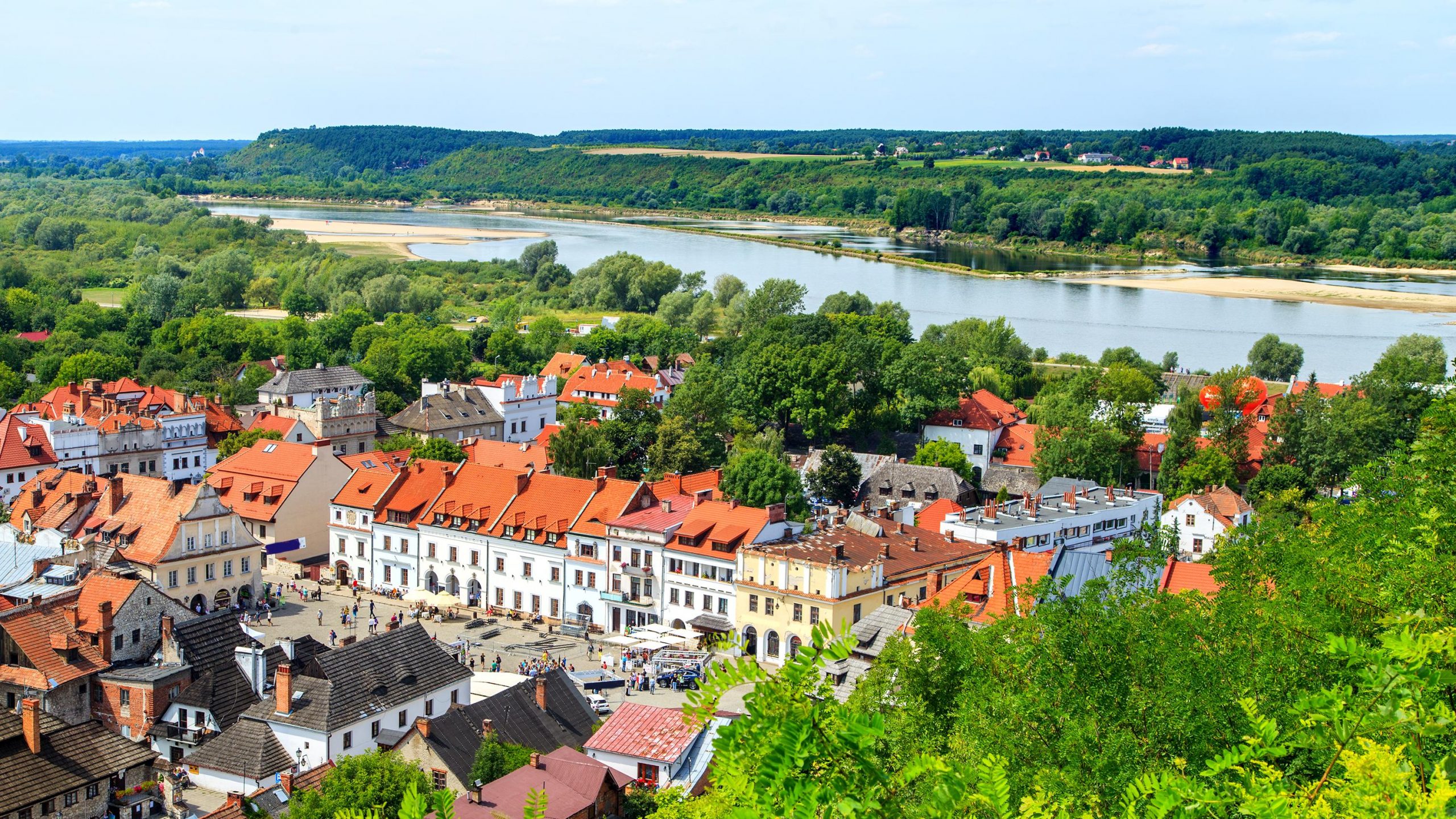 Staden Kazimierz Dolny i Polen