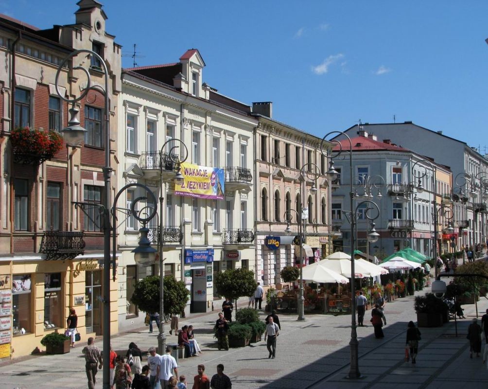 Staden Kielce i Polen