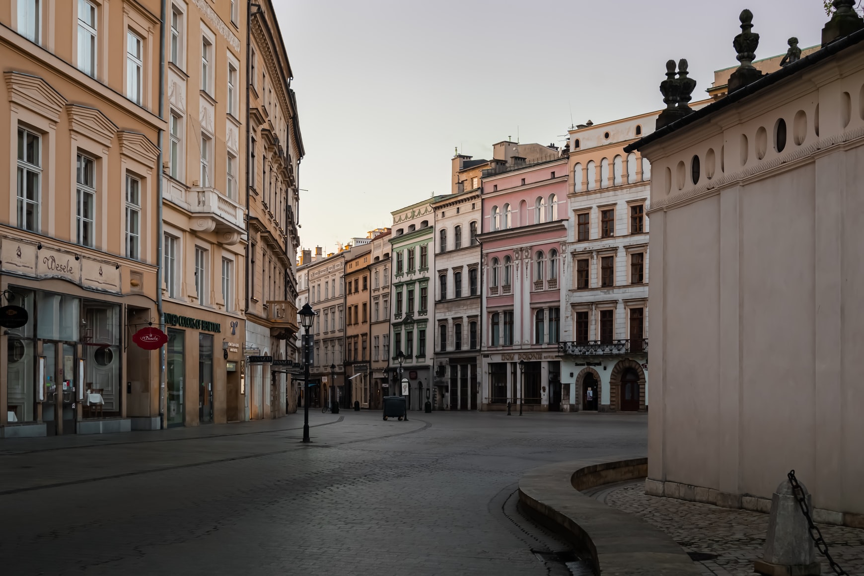 Staden Krakow i Polen