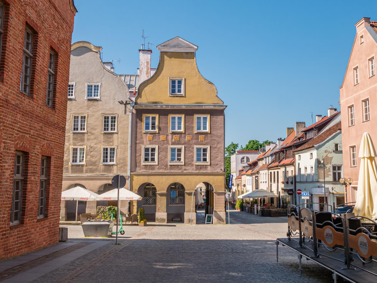 Staden Olsztyn i Polen