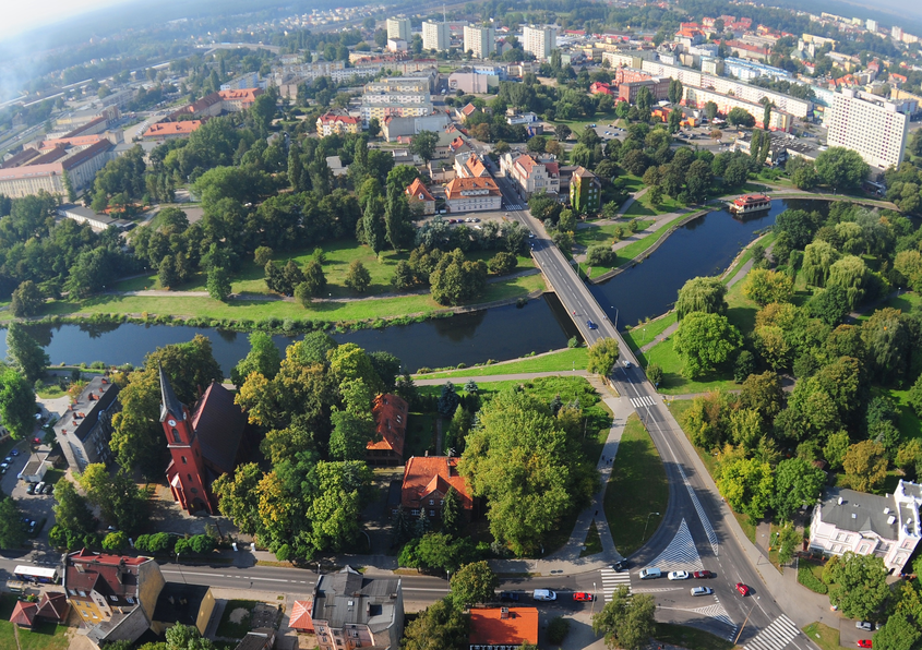 Staden Pila i Polen